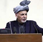 اشرف غنی: گروه‌های مخالف مسلح را سرکوب می‌کنیم